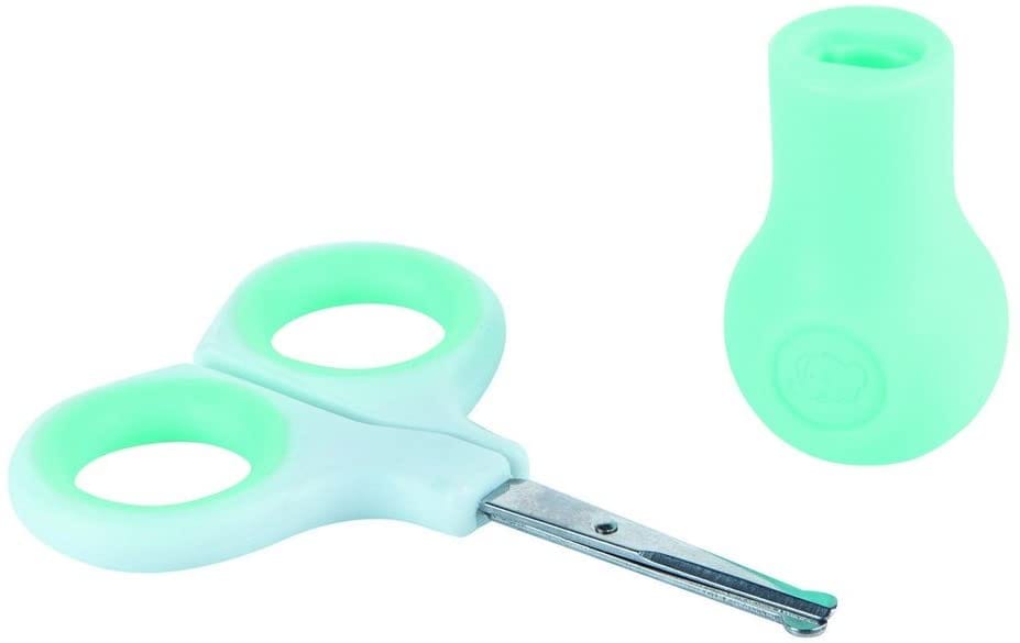 BEBE CONFORT FORBICINE DI SICUREZZA CON SUPPORTO AZZURRO