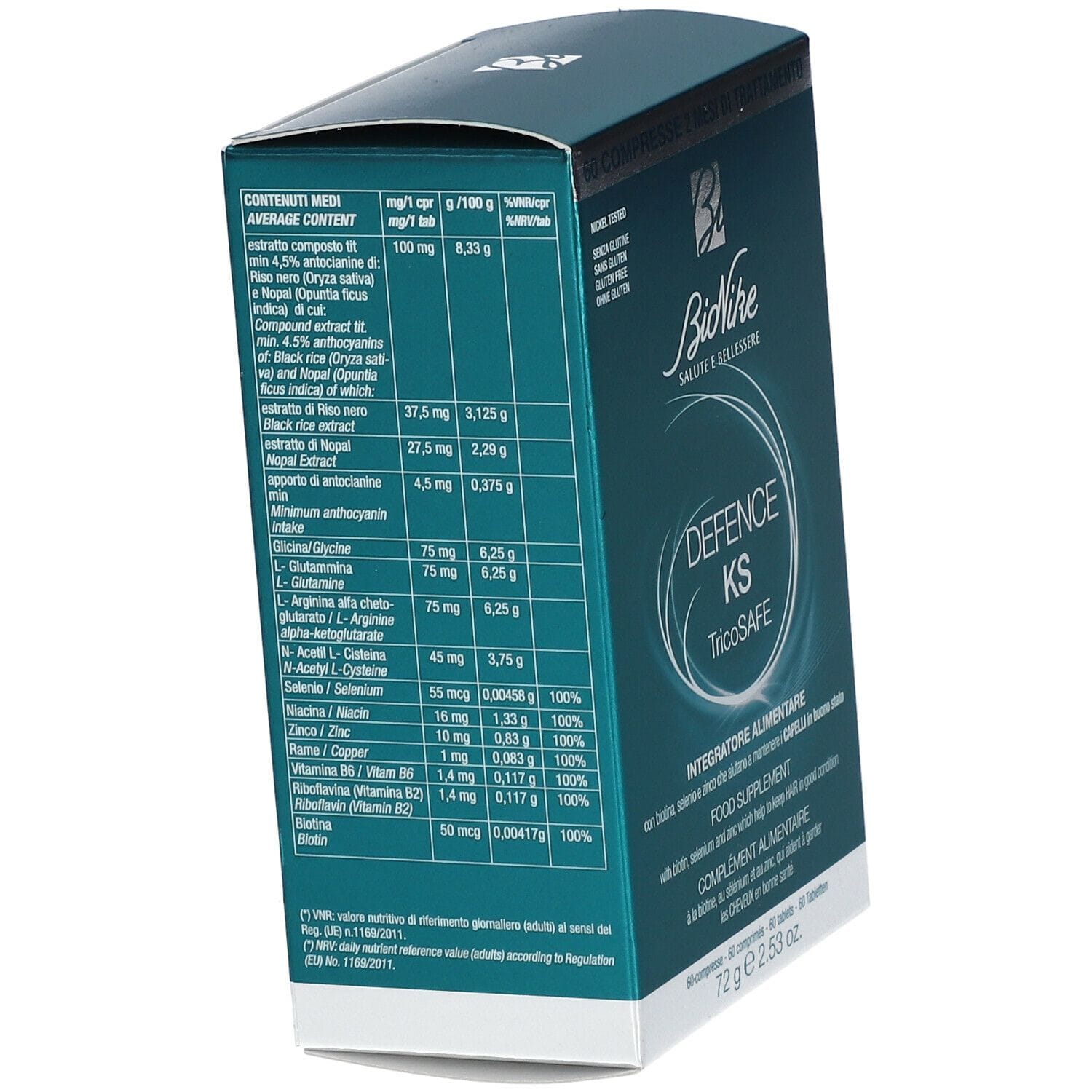 DEFENCE KS TRICOSAFE 60 COMPRESSE