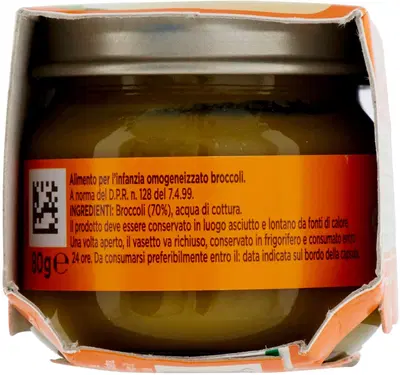 PLASMON OMOGENEIZZATO BROCCOLI 2 X 80 G PLASMON OMOGENEIZZATO BROCCOLI 2 X 80 G