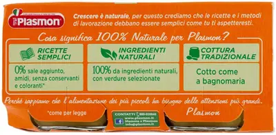 PLASMON OMOGENEIZZATO BROCCOLI 2 X 80 G PLASMON OMOGENEIZZATO BROCCOLI 2 X 80 G