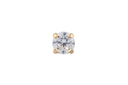 TIFFANY ORO CUBICO 2MM CRISTAL