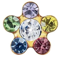 FIORE ORO 6MM ARCOBALENO