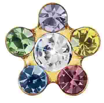 FIORE ORO 6MM ARCOBALENO