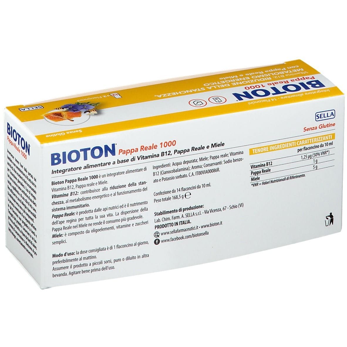BIOTON PAPPA REALE 1000 14 FLACONCINI