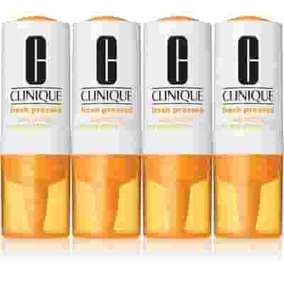 CLINIQUE FRESH PRESSED ATTIVATORE DI TRATTAMENTO CON 10% DI PURA VITAMINA C 4 SETTIMANE DI TRATTAMENTO 4 X 8,5 ML