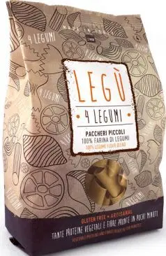 LEGU' PACCHERI PICCOLI 4 LEGUMI 100% ITALIANI 250 G LEGU' PACCHERI PICCOLI 4 LEGUMI 100% ITALIANI 250 G