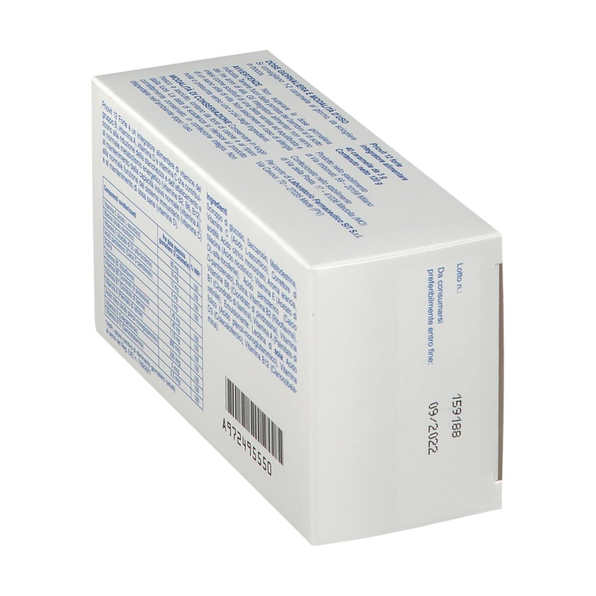 PRIOVIT 12 FORTE 40 CARAMELLE