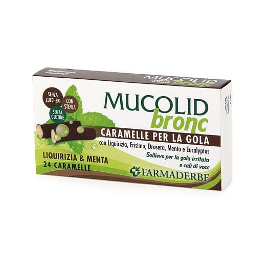 Mucolid Bronc Menta & Liquirizia 24 Caramelle