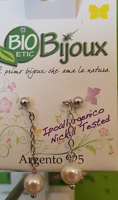ORECCHINO PENDENTE PERLA CREAM 6 MM ORECCHINO PENDENTE PERLA CREAM 6 MM