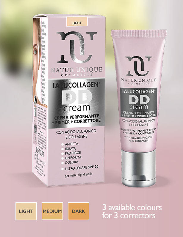 NATUR UNIQUE DD CREAM LIGHT 40 ML + CORRETTORE 2 ML