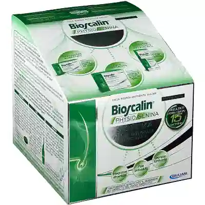 BIOSCALIN PHYSIOGENINA SISTEMA COMPRESSE 25 G + FIALE 35 ML + SHAMPOO RIVITALIZZANTE 200 ML
