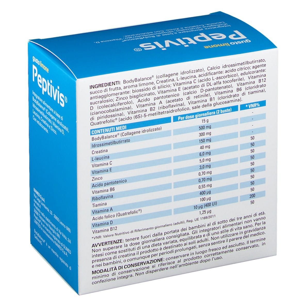 PEPTIVIS LIMONE 20 BUSTE
