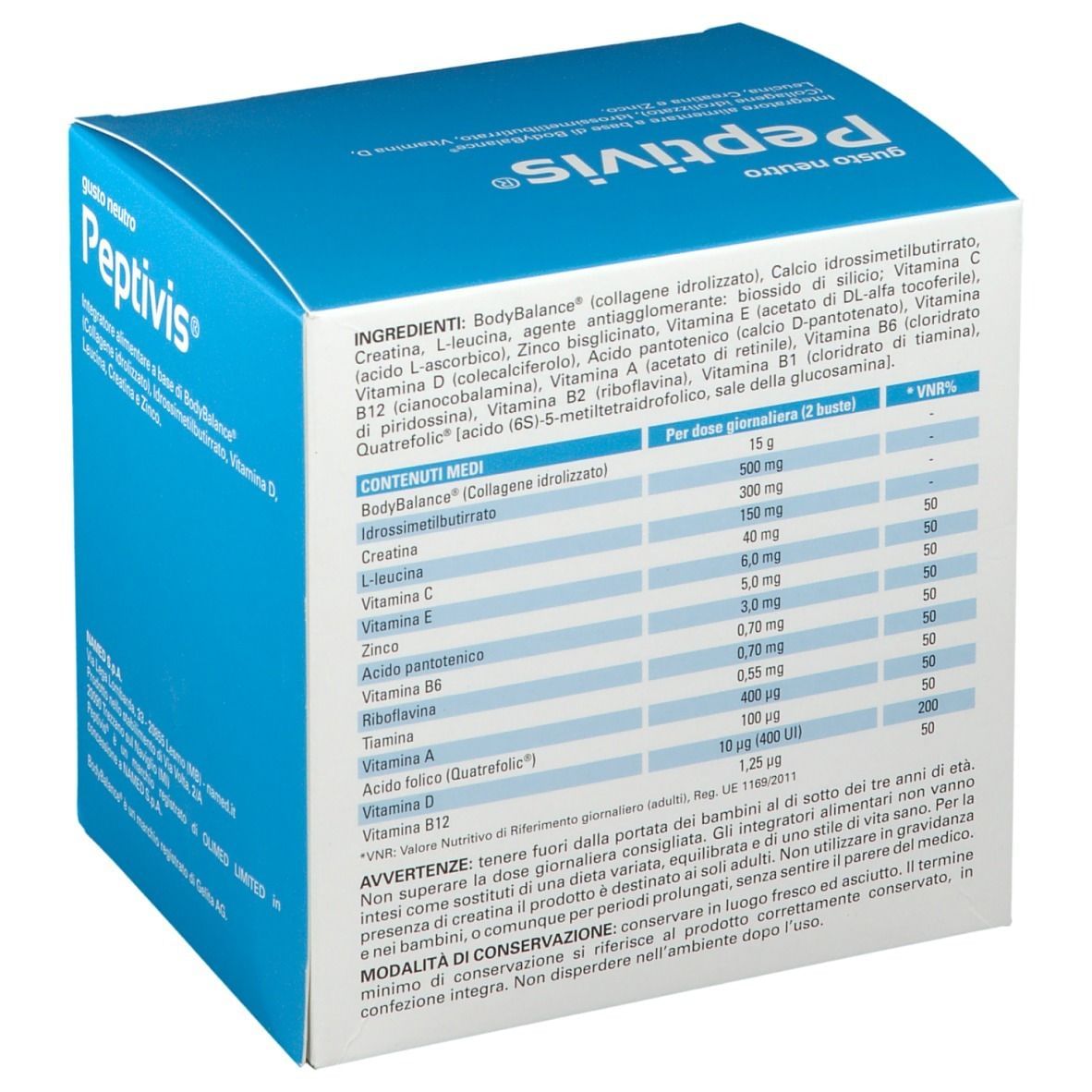 PEPTIVIS NEUTRO 20 BUSTE