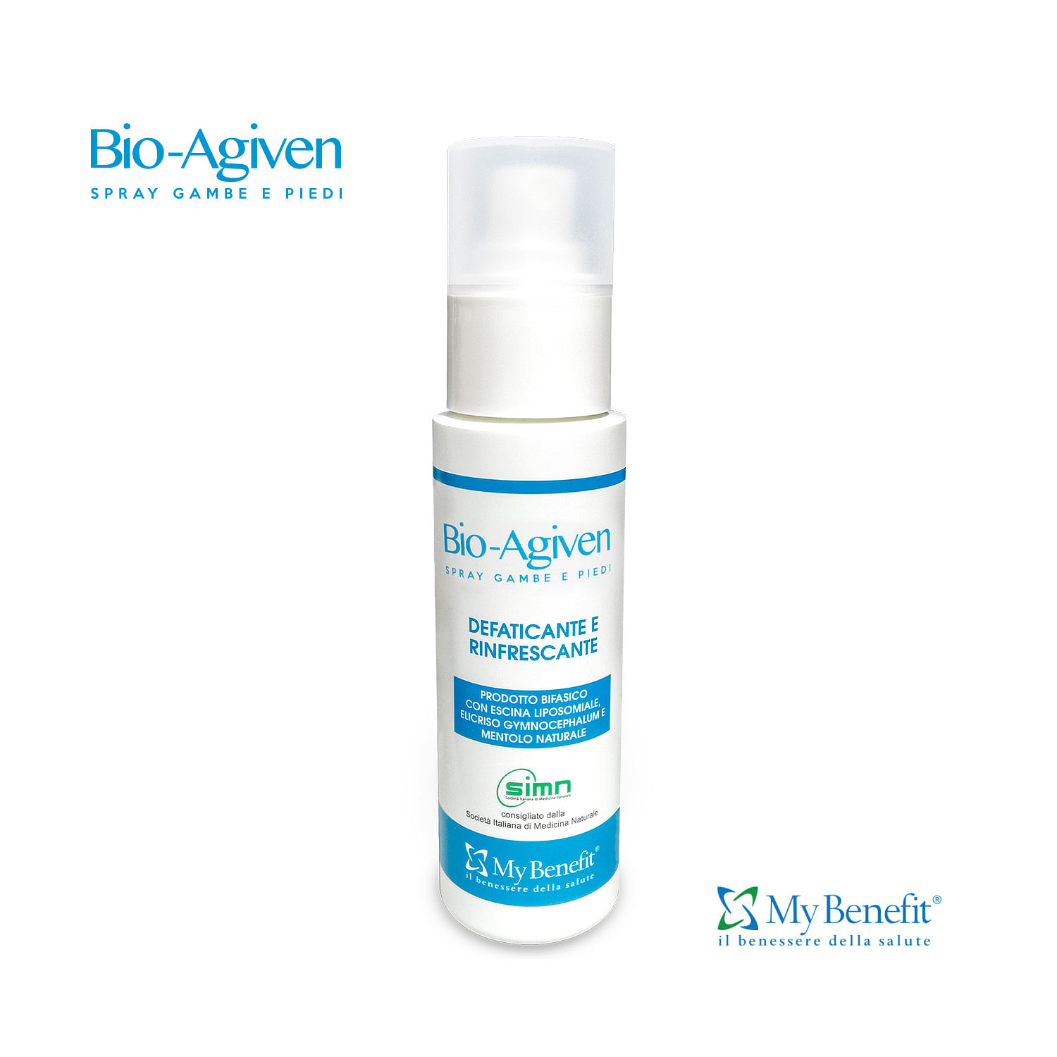 Bio Agiven Spray Antifatica Gambe Piedi 100 Ml