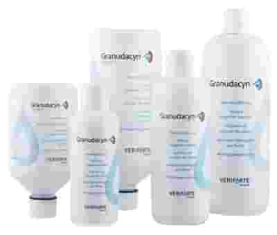 SOLUZIONE ACQUOSA PER IRRIGAZIONE FERITE SUPER OSSIDATA GRANUDACYN PH STABILE 7.2 250 ML PRONTA ALL'USO