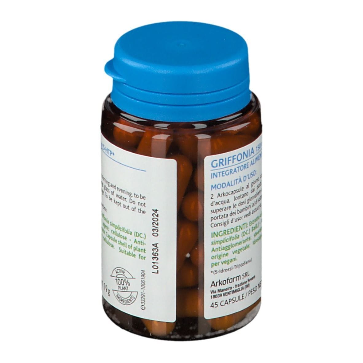 ARKO CAPSULE GRIFFONIA 45 CAPSULE BIO