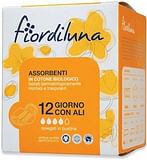 FIORDILUNA ASSORBENTI GIORNO CON ALI IN PURO COTONE BIOLOGICO