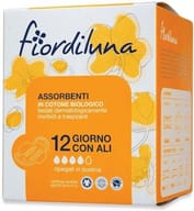 FIORDILUNA ASSORBENTI GIORNO CON ALI IN PURO COTONE BIOLOGICO