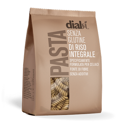 DIALSI' PASTA RISO INTEGR FUSILLI NUMERO 33 400 G