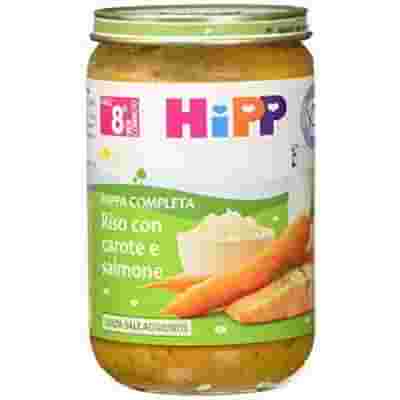 HIPP PAPPA PRONTA RISO CAROTE SALMONE 220 G