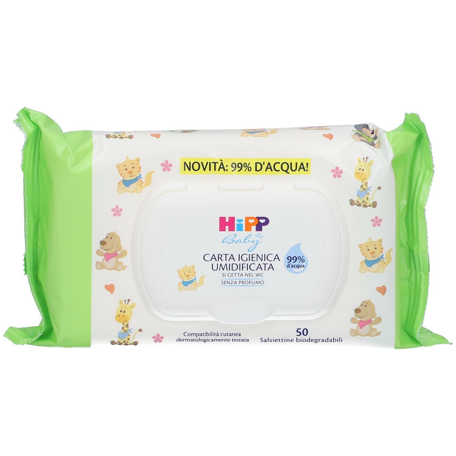 Hipp Carta Igienica Umidificata 1 X50 Pezzi