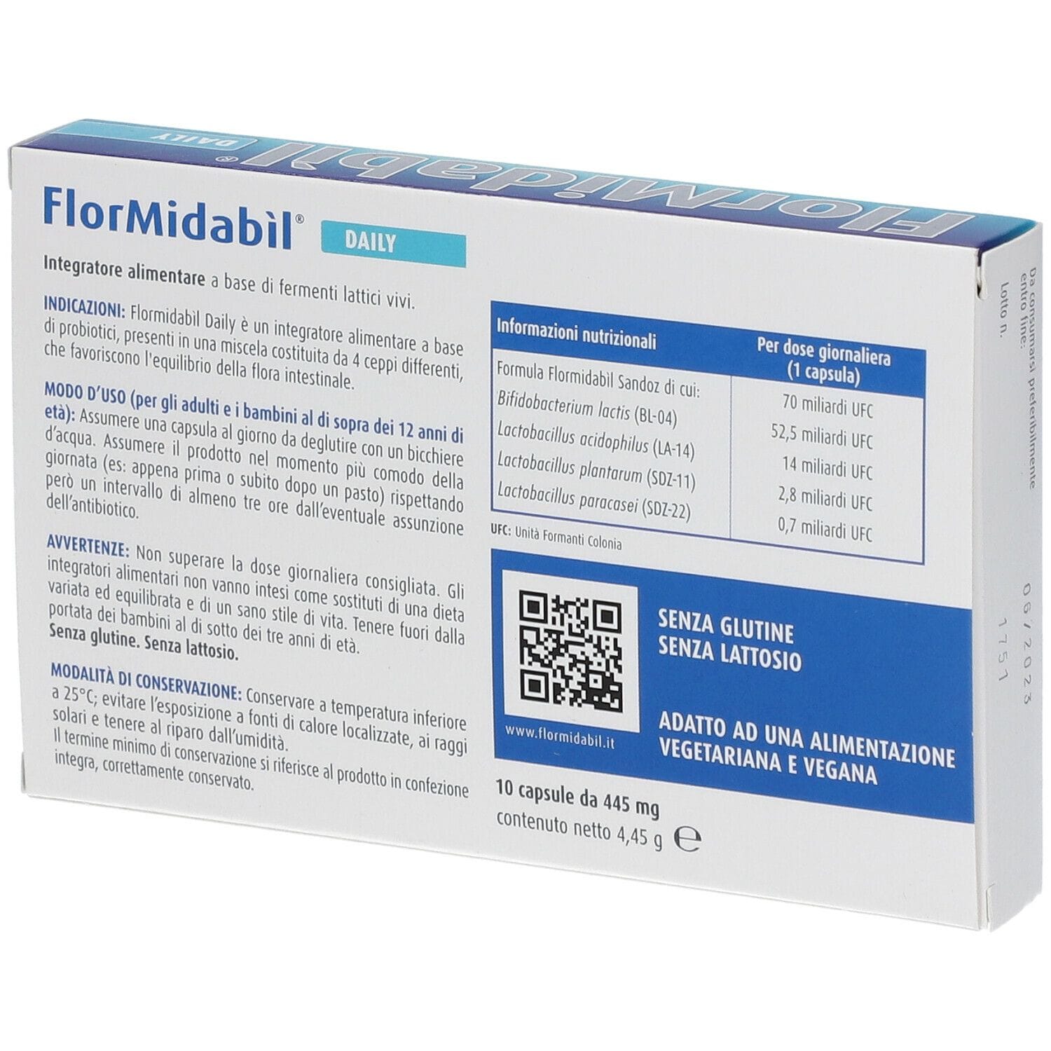 FLORMIDABIL DAILY 10 CAPSULE
