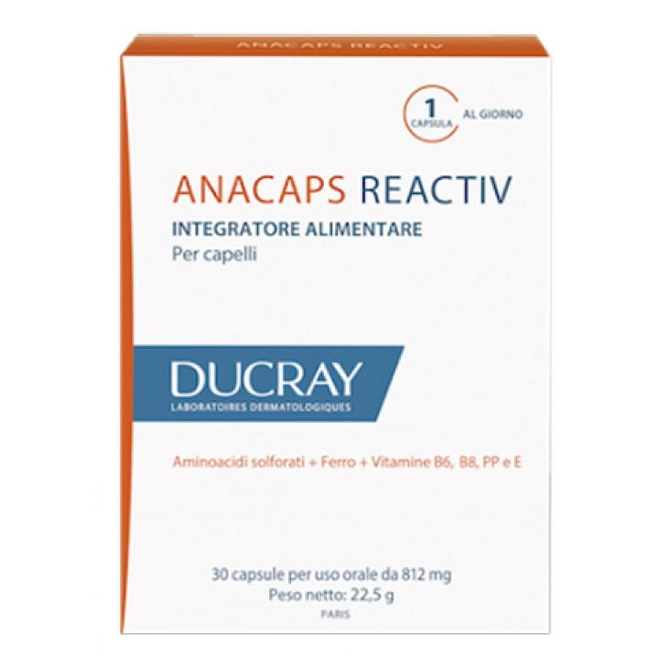 Anacaps Reactiv Trio Ducray 30 Capsule