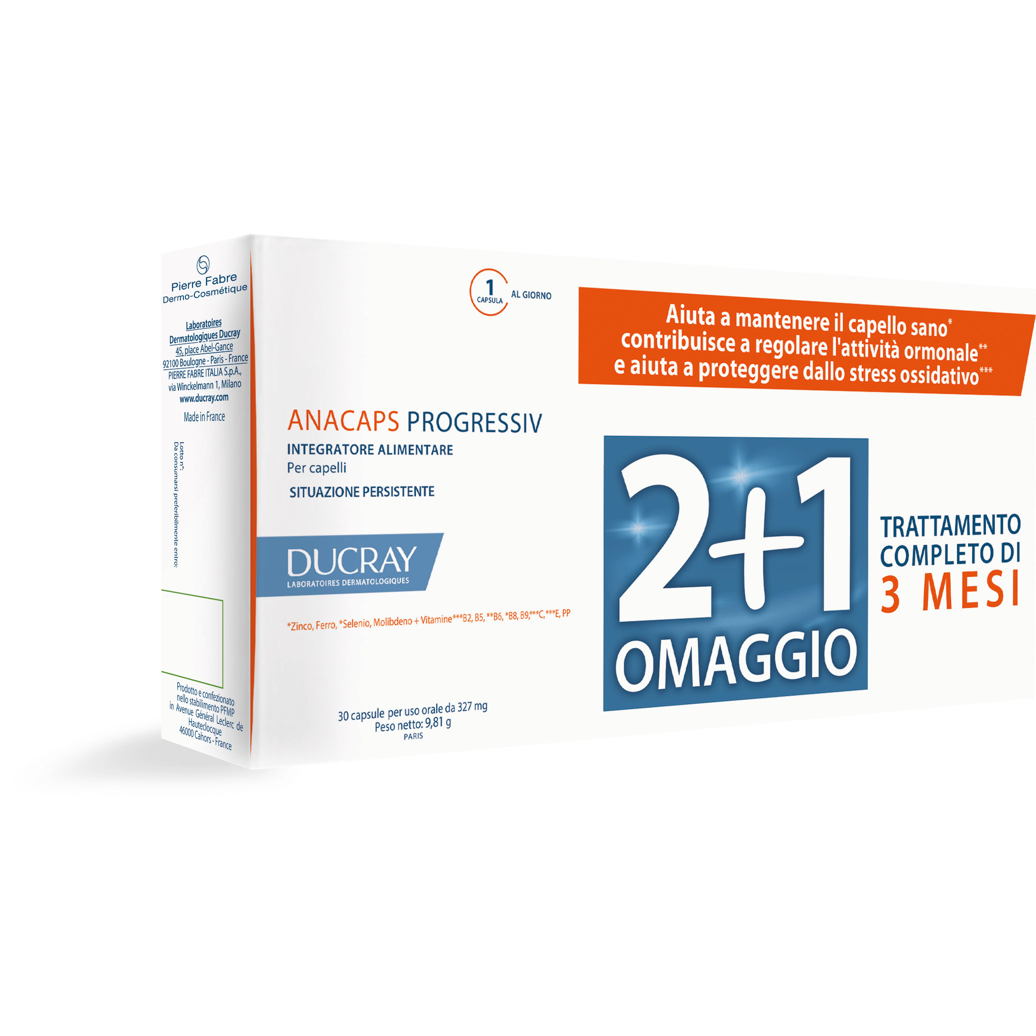 ANACAPS PROGRESSIV TRIO DUCRAY 30 CAPSULE