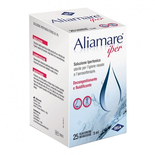 Aliamare Iper 25 Flaconcini Ipertonici Da 5 Ml