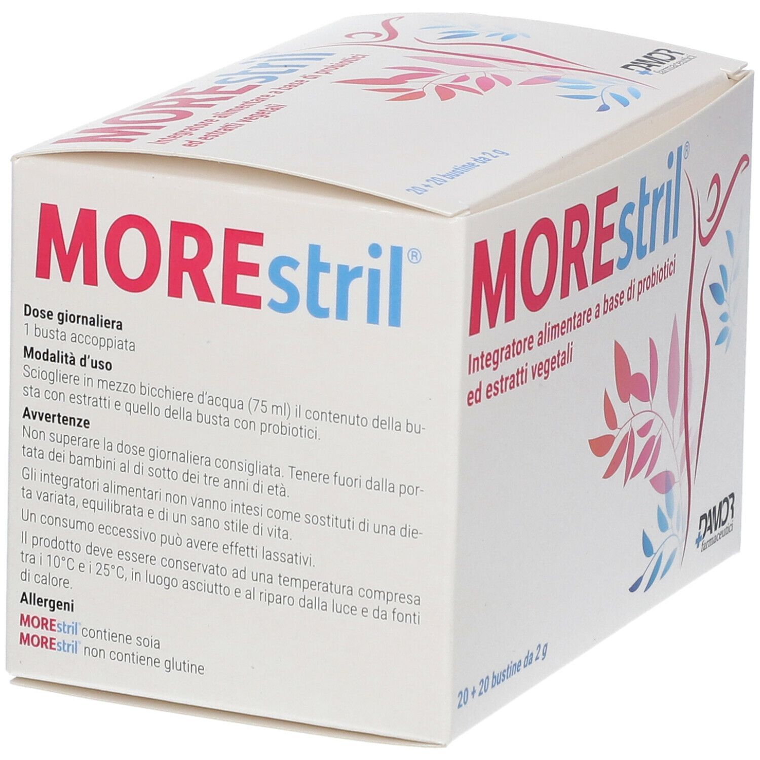 MORESTRIL 20 BUSTINE + 20 BUSTINE