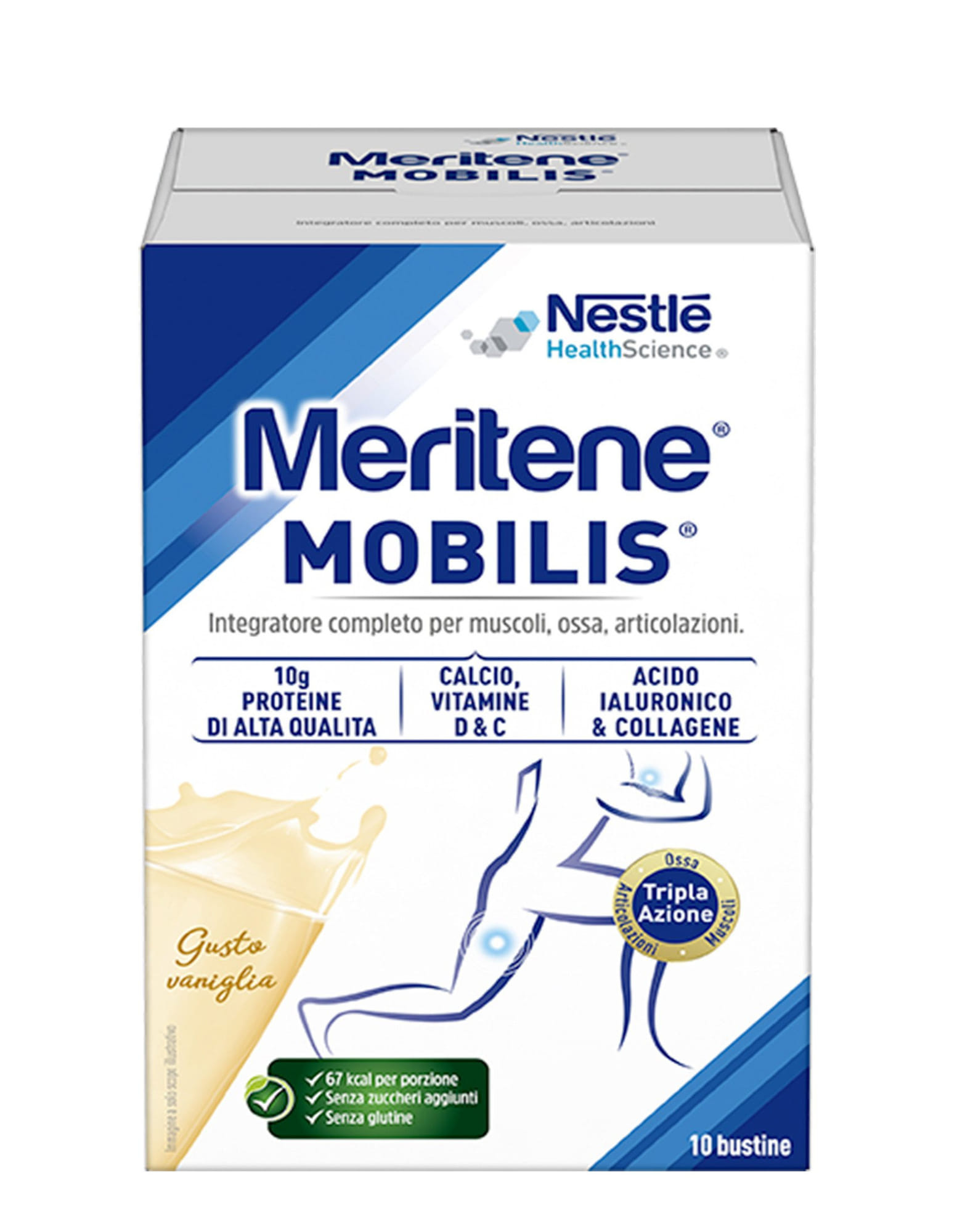 Meritene Mobilis Gusto Vaniglia 10 Bustine Da 21 G