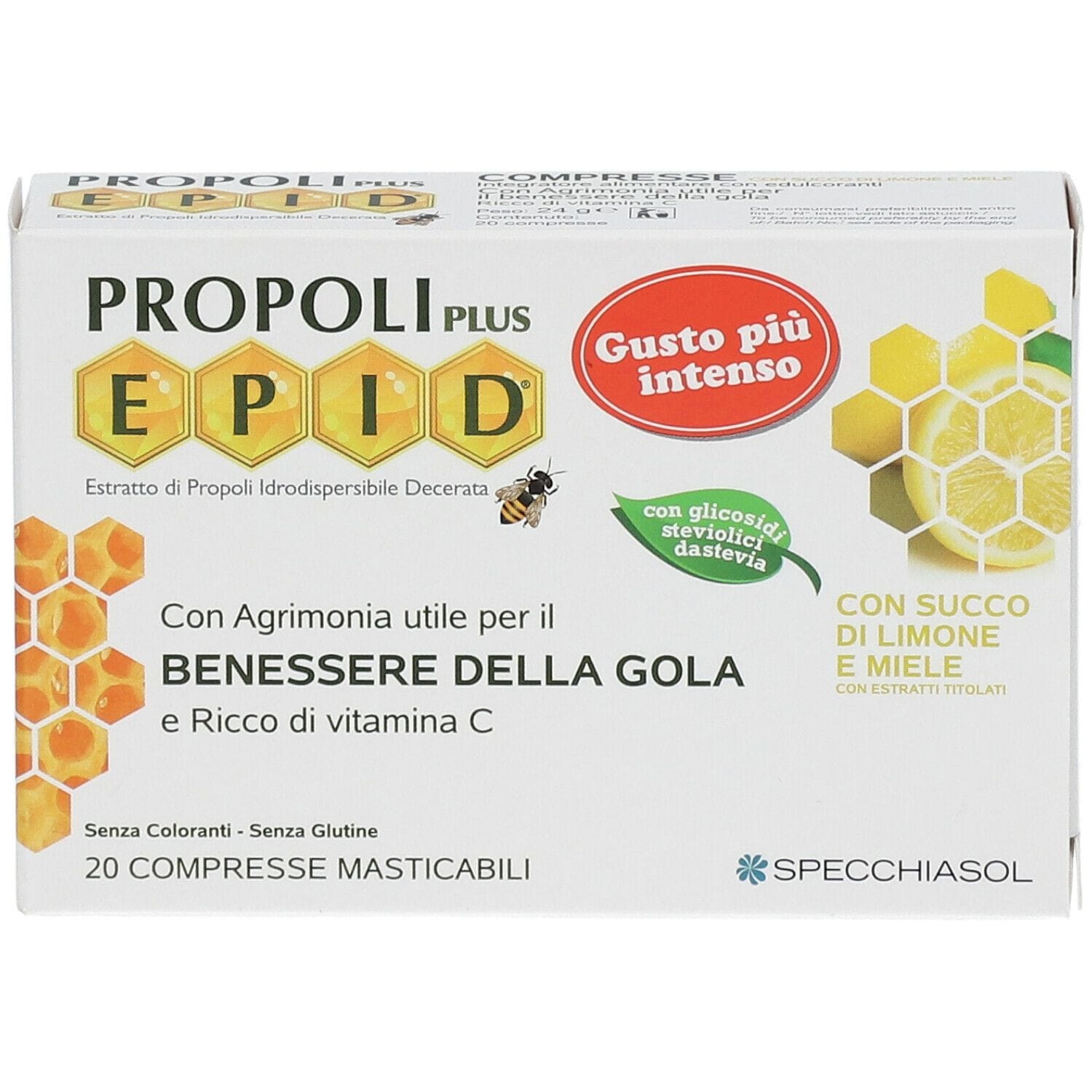 EPID GOLA MIELE LIMONE 20 COMPRESSE