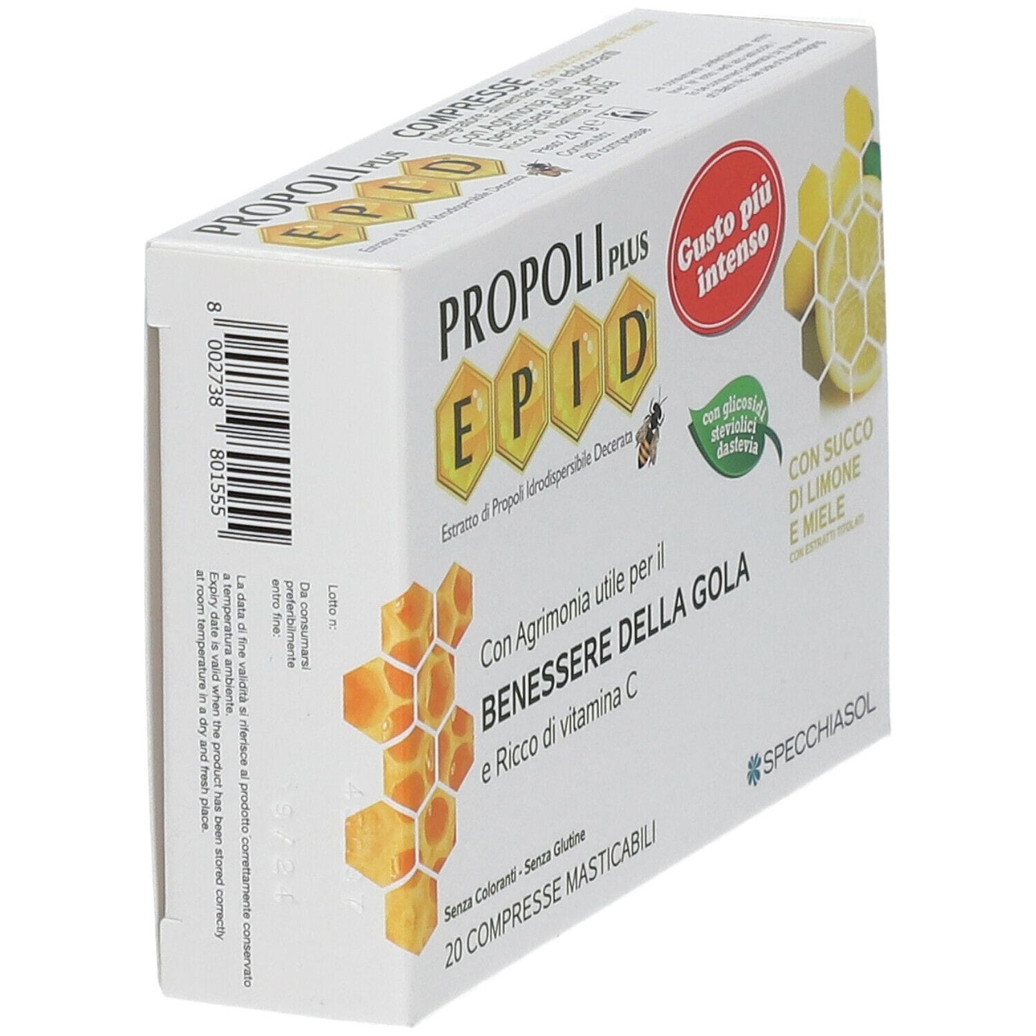 EPID GOLA MIELE LIMONE 20 COMPRESSE