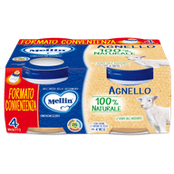 MELLIN OMOGENEIZZATO AGNELLO 4 PEZZI X 80 G