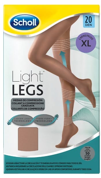 Dr. Scholl Medi QttO calze lunghe M o L che indossano calze dimagranti al pol