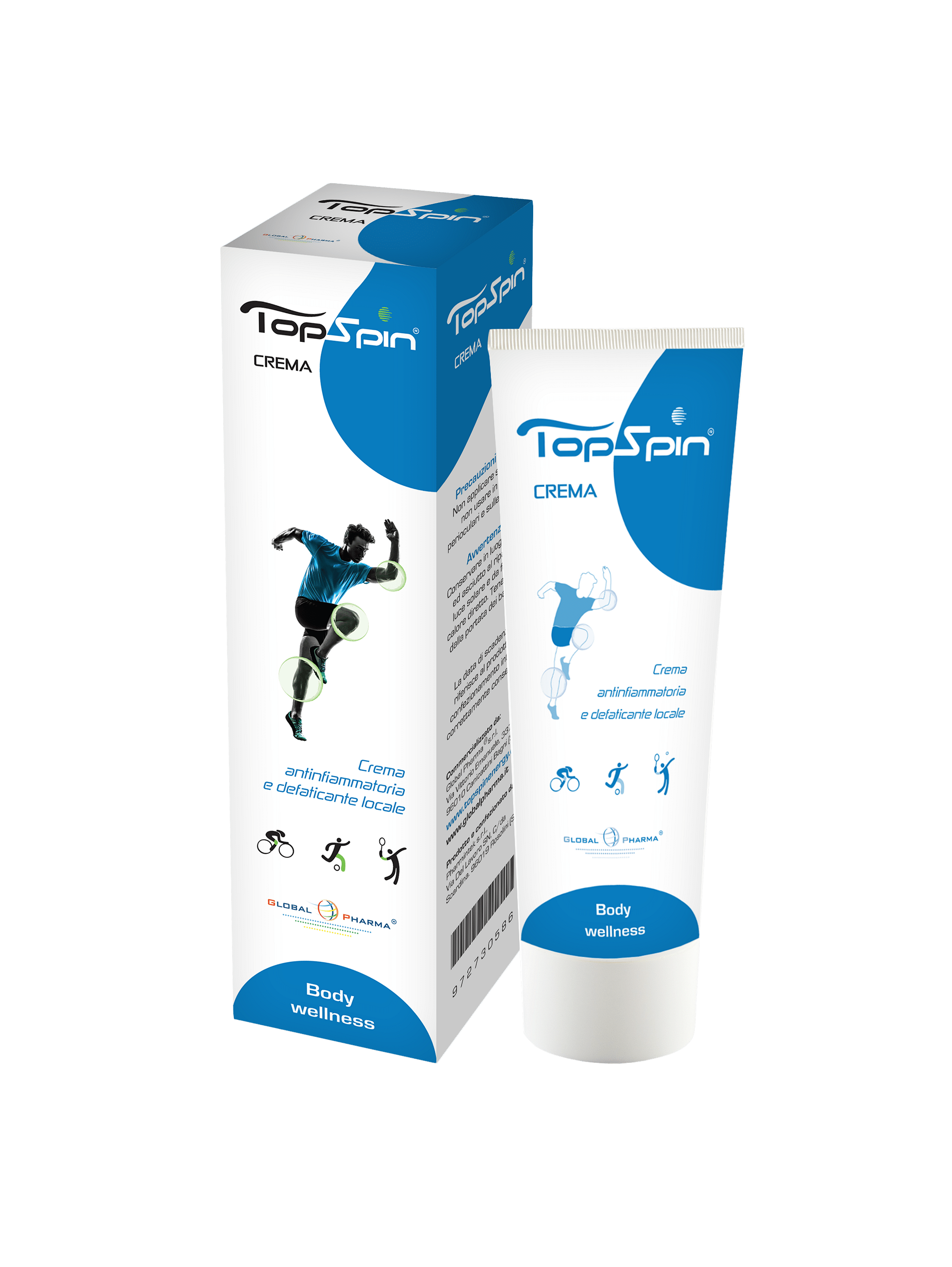 Topspin Crema Antinfiammatoria Defaticante 100 Ml