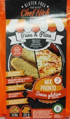 Chef Nick Mix Preparato Per Pane & Pizza 400 G