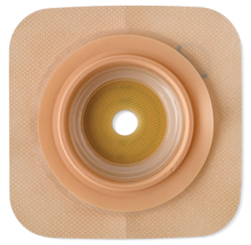 PLACCA CONVESSA NATURA+ DIMENSIONE ESTERNA 11,2X11,2 CM FLANGIA A SOFFIETTO DIAMETRO 45 MM FORO RITAGLIABILE 13-22 MM 5 PEZZI