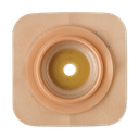 PLACCA CONVESSA NATURA+ DIMENSIONE ESTERNA 11,2X11,2 CM FLANGIA A SOFFIETTO DIAMETRO 57 MM FORO RITAGLIABILE 13-35 MM 5 PEZZI