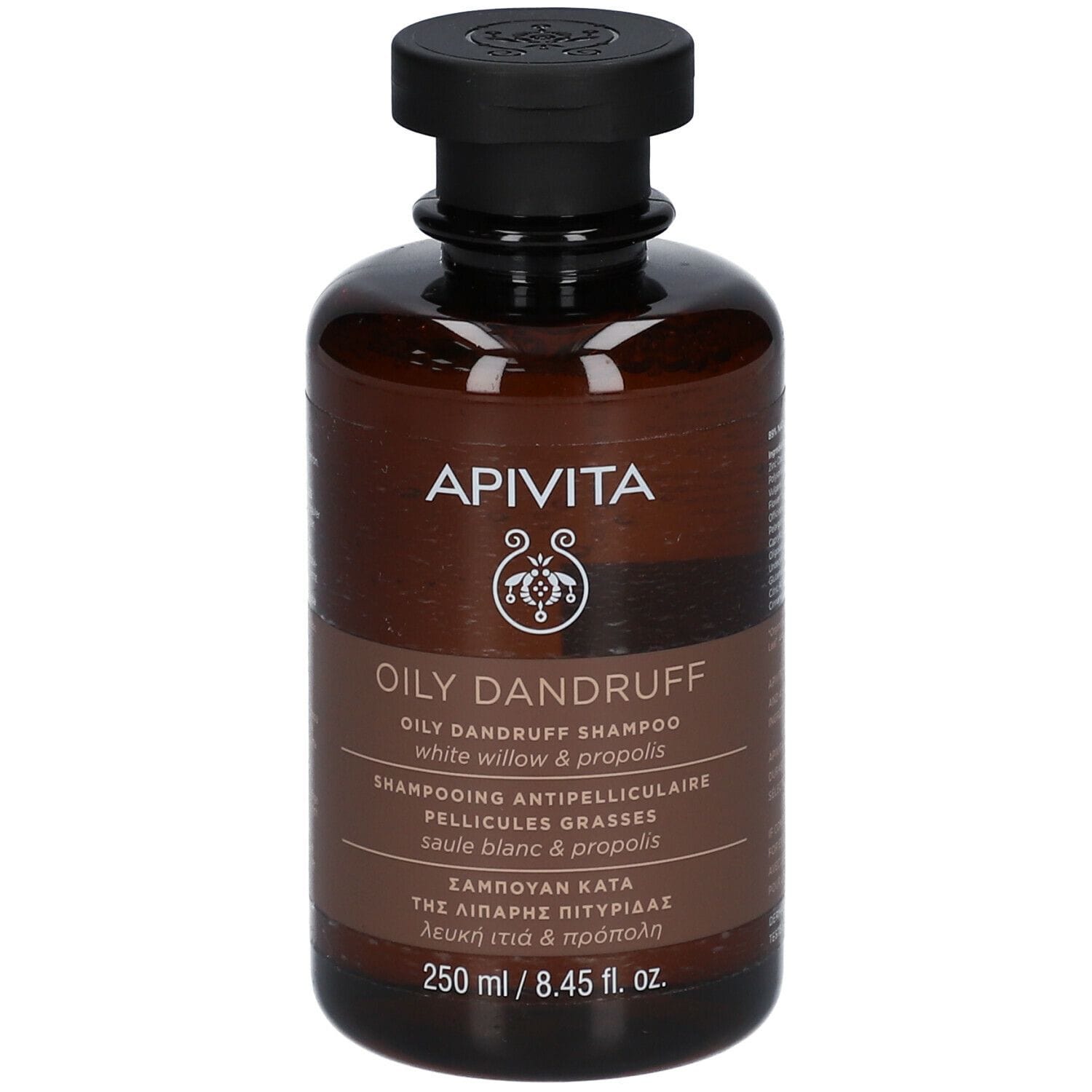 Apivita Oily Dandruff Shampoo Willow E Propolis 250 Ml