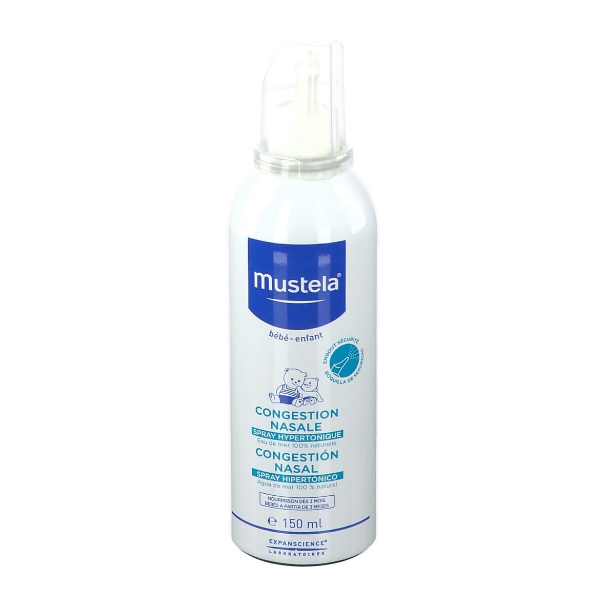 Mustela Congestione Spray Ipertonico 150 Ml