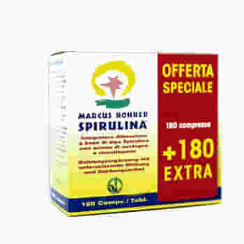 SPIRULINA MARCUS 180 + 180 COMPRESSE
