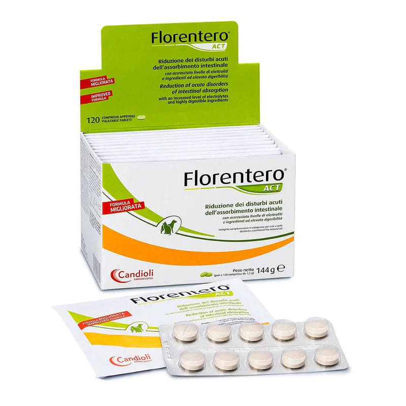 FLORENTERO ACT 120 COMPRESSEAPPETIBILI PER CANI E GATTI