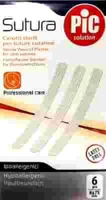 PIC Sutura Cerotto per suture 6 X 75 mm 6 pezzi