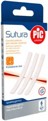 CEROTTO PER SUTURA PIC SOLUTION 12X100 MM 6 PEZZI CEROTTO PER SUTURA PIC SOLUTION 12X100 MM 6 PEZZI