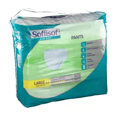 PANNOLONE MUTANDINA PULL IP SOFFISOF AIR DRY EXTRA L 14 PEZZI PANNOLONE MUTANDINA PULL IP SOFFISOF AIR DRY EXTRA L 14 PEZZI