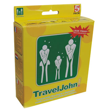 CONTENITORE TRAVELJOHN VOMIT BAG 800 CC 5 PEZZI GELIFICAZIONE IMMEDIATA IMPERMEABILE INODORE MONOUSO