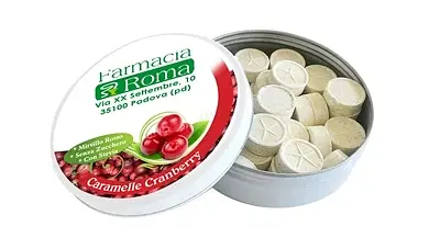 CARAMELLE MIRTILLO ROSSO SCATOLA LATTA 50 G CARAMELLE MIRTILLO ROSSO SCATOLA LATTA 50 G