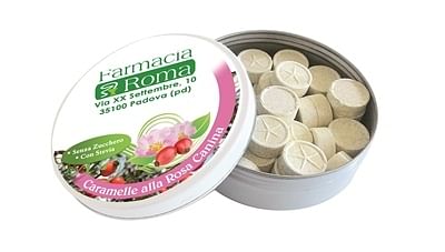 Caramelle Rosa Canina Scatola Latta 50 G