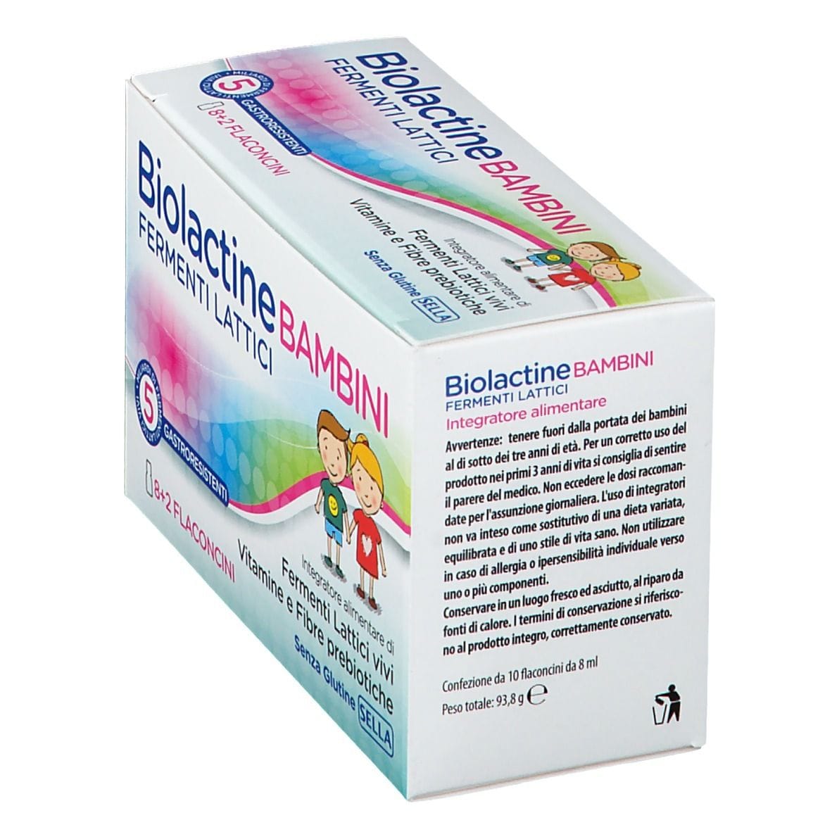 BIOLACTINE BAMBINI 10 FLACONCINI 8 ML